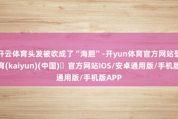 开云体育头发被吹成了“海胆”-开yun体育官方网站登陆体育(kaiyun)(中国)❥官方网站IOS/安卓通用版/手机版APP